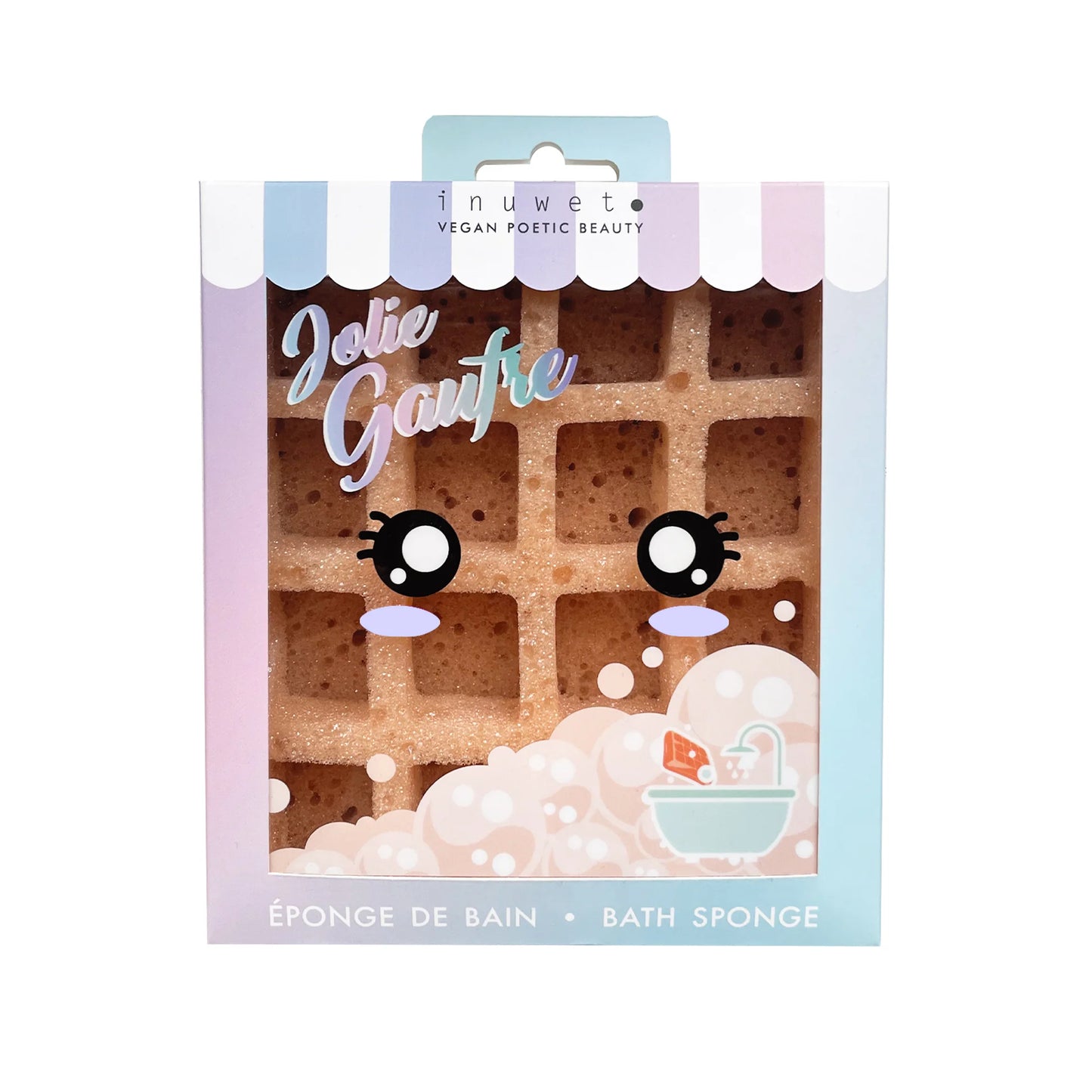 ÉPONGE BAIN MOUSSE ENFANT GAUFRE BAIGNOIRE ENANT
