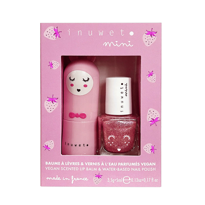 Lip balm & nail polish Duo- PURPLE