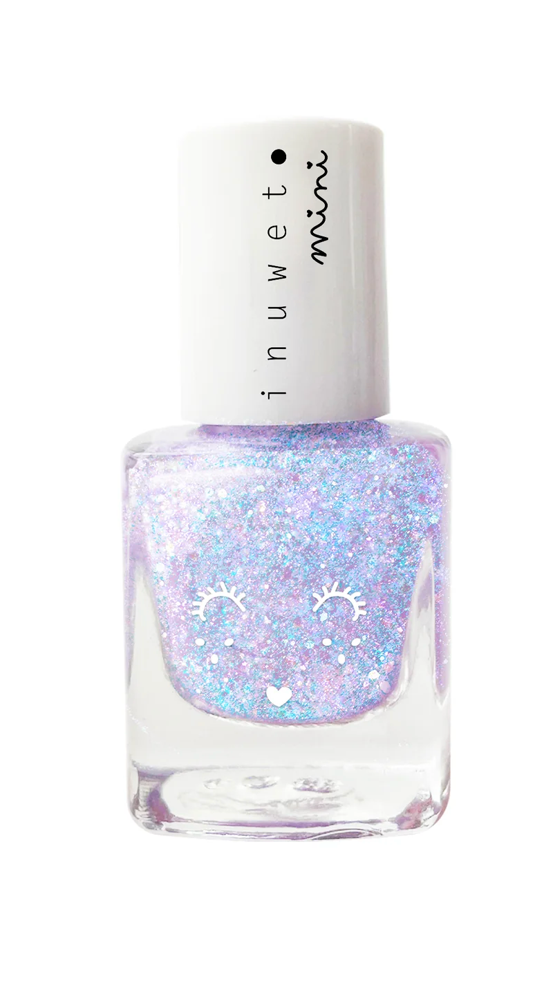 VERNIS ONGLE BLEU PRINCESSE INUWET  VÉGAN ENFANT 