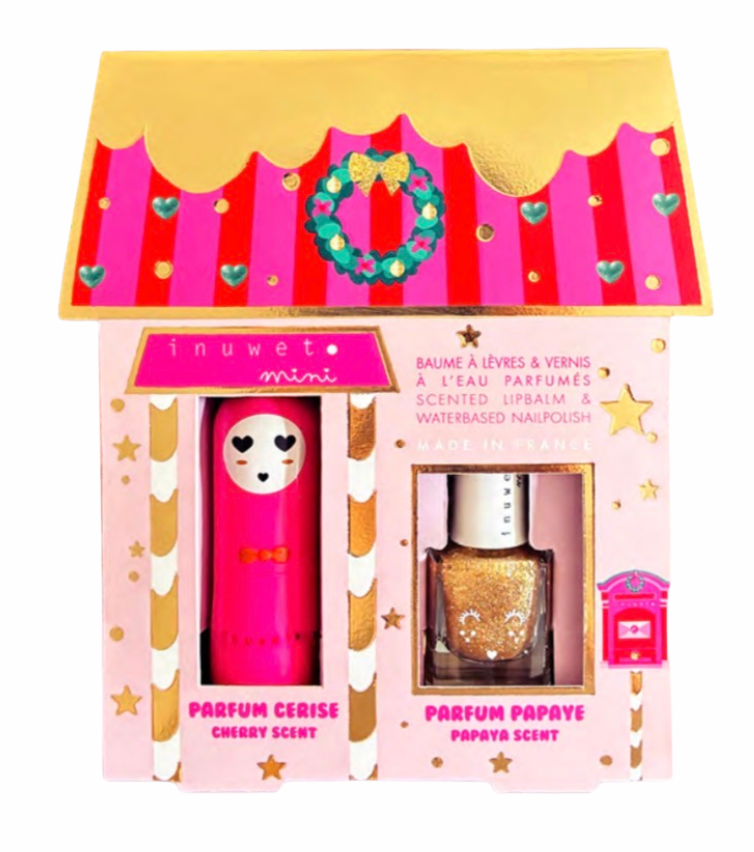 BIENTÔT DISPONIBLE - DUO JULIETTE - BAUME CERISE + VERNIS PAPAYE
