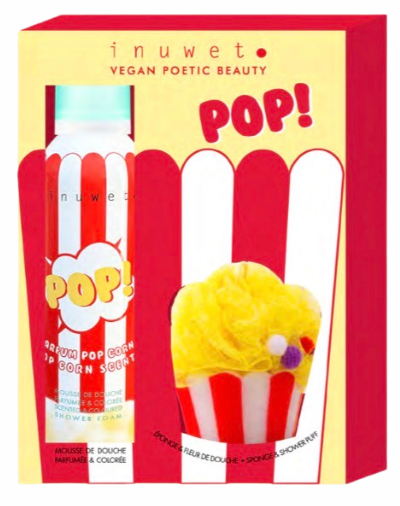 BIENTÔT DISPONIBLE - Coffret mousse de douche - POP CORN