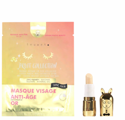 BIENTÔT DISPONIBLE - Coffret cracker - MA ROUTINE SOIN EN OR