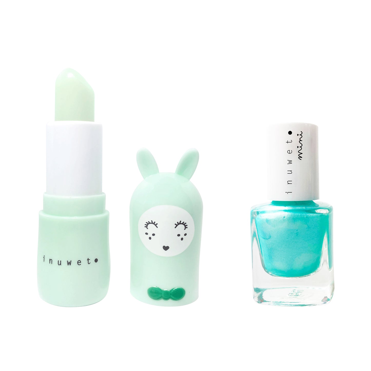 Lip balm & nail polish Duo- TURQUOISE