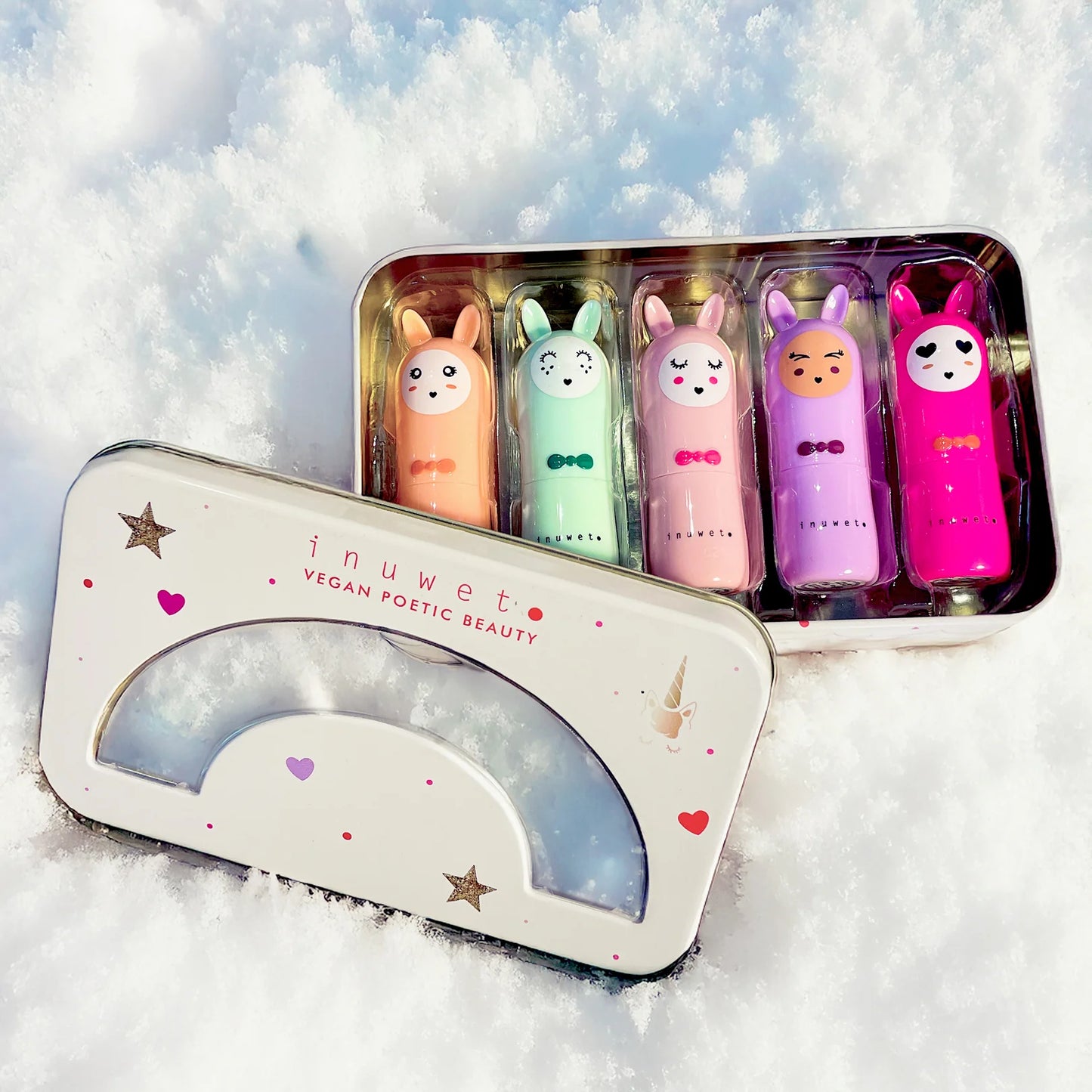 COFFRET RAINBOW - 5 BAUMES À LÈVRES