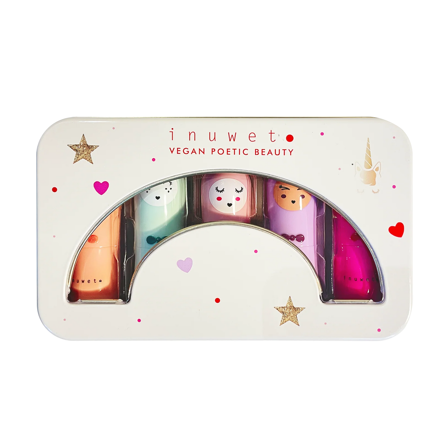 COFFRET RAINBOW - 5 BAUMES À LÈVRES