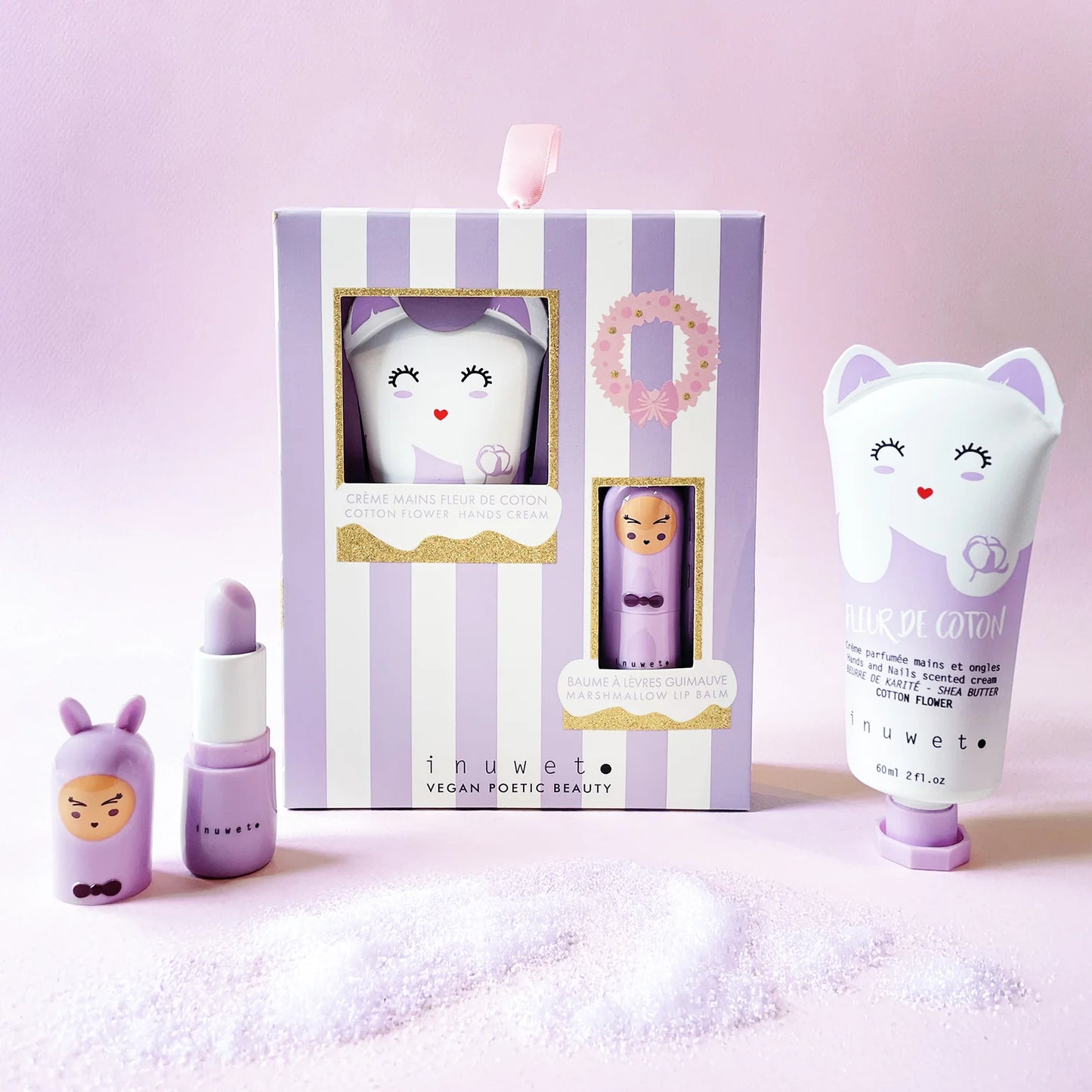 Coffret Li - CRÈME MAINS FLEUR DE COTON & BAUME GUIMAUVE