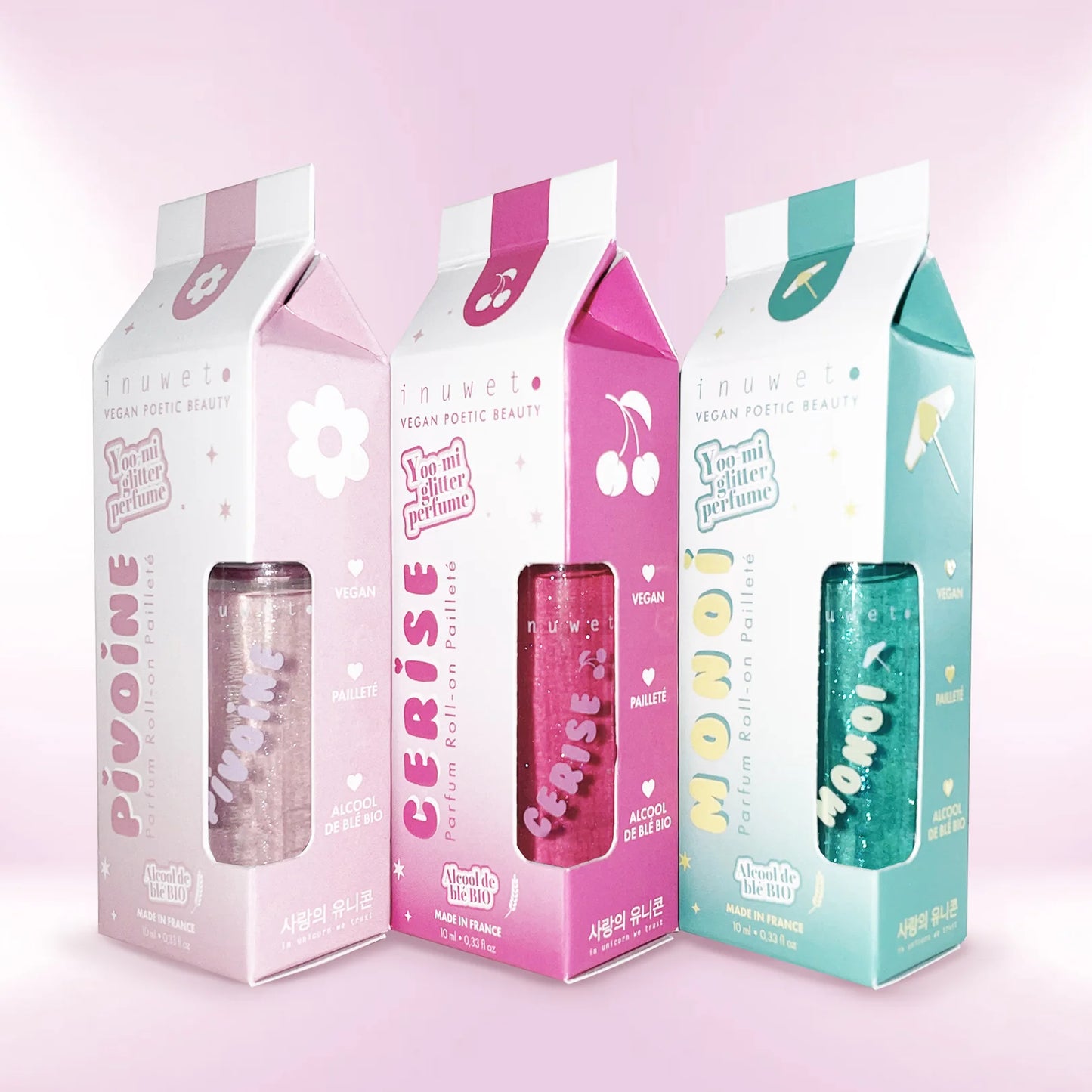Parfum pailleté - CERISE