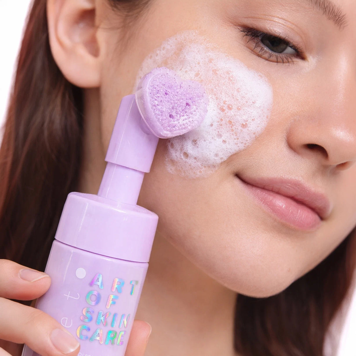 Mousse nettoyante visage