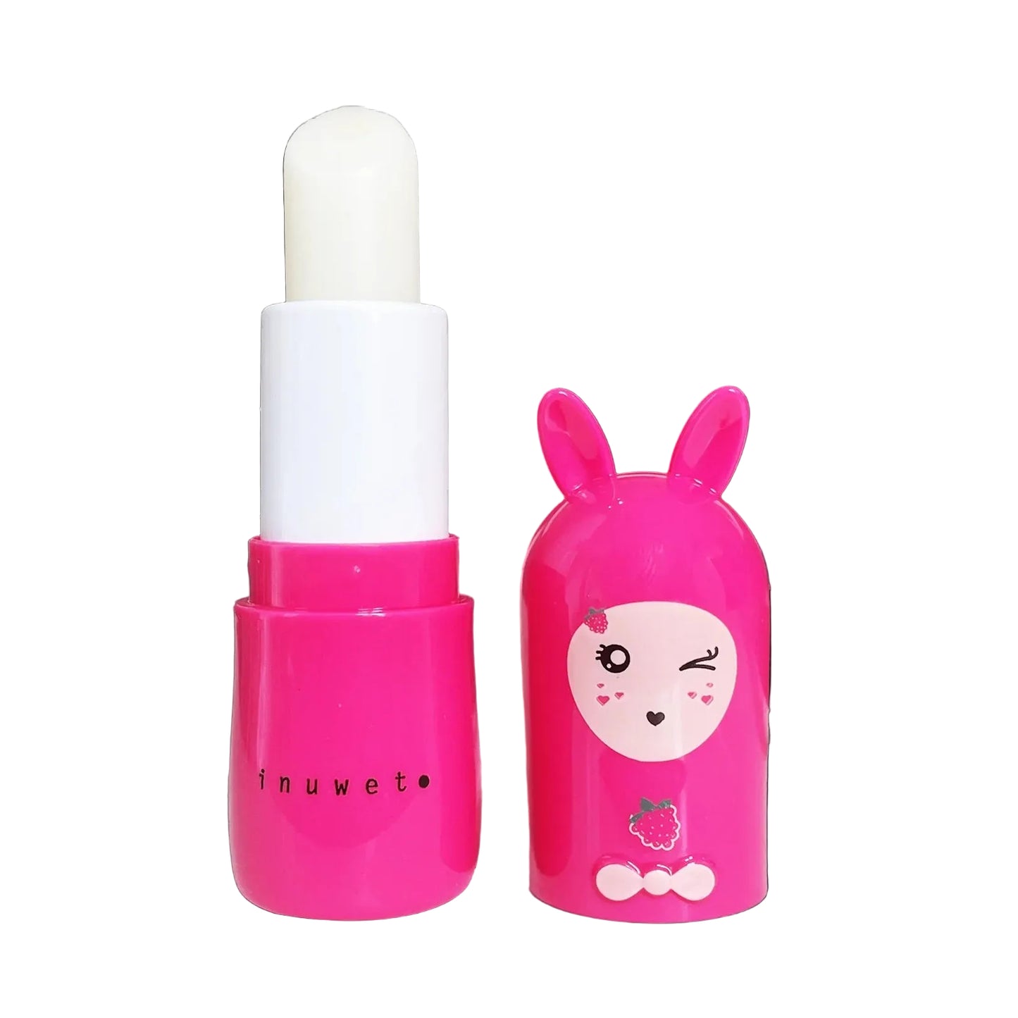 Baume à lèvres zoomania parfum de fraise vegan Inuwet 