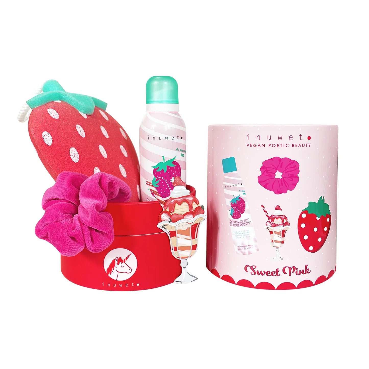 Coffret de bain - FRAISE