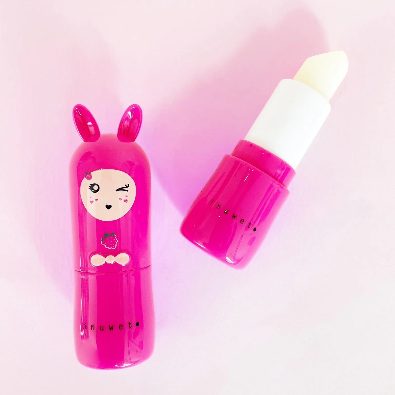 Baume à lèvres zoomania parfum de fraise vegan Inuwet 